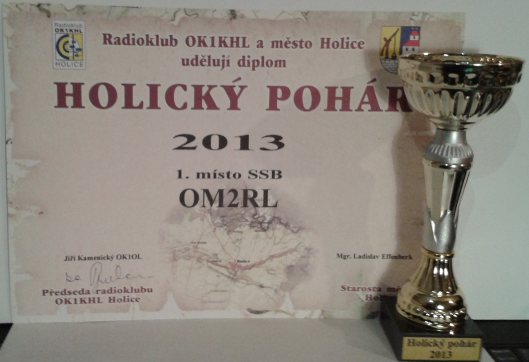 Holický pohár 2013- OM2RL