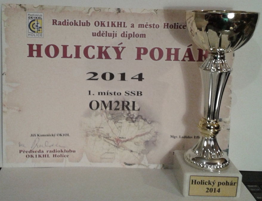 Holický pohár 2014- OM2RL